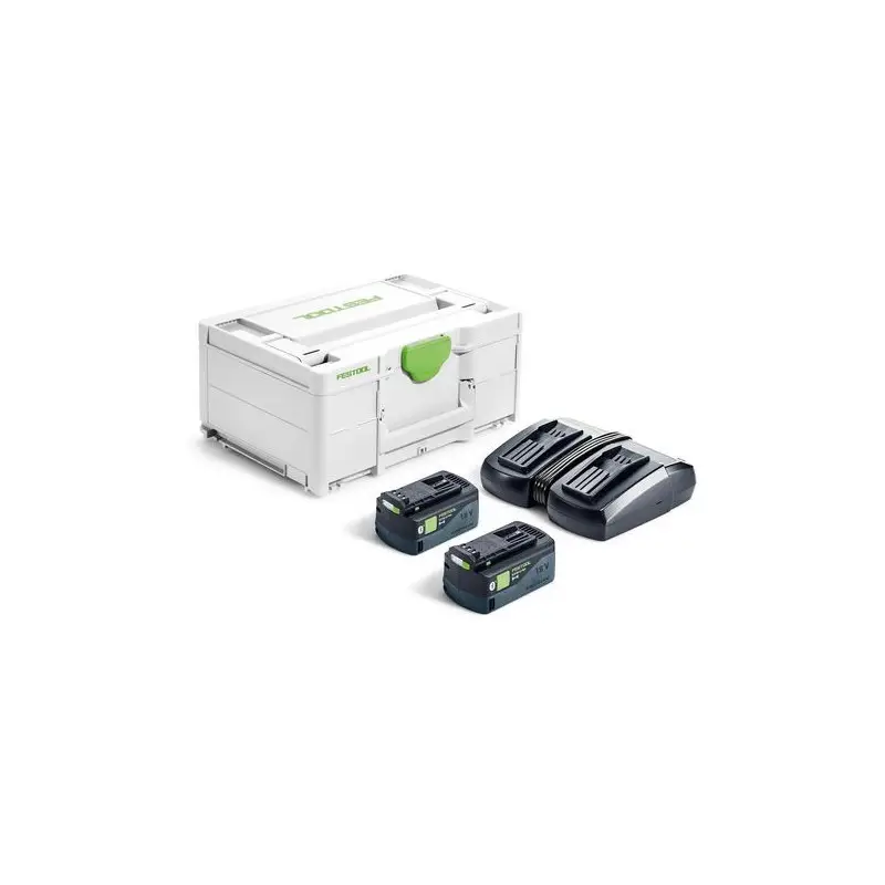 Set Énergie SYS 18V 2x5,0/TCL 6 DUO Festool Set Énergie SYS 18V 2x5,0/TCL 6 DUO Festool