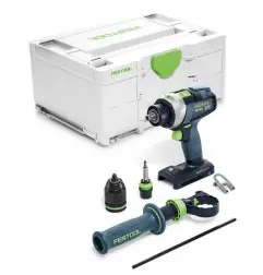Perceuse-visseuse à percussion sans fil TPC 18/4 I-Basic QUADRIVE Festool