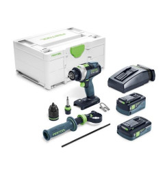 Perceuse-visseuse à percussion sans fil TPC 18/4 5,0/4,0 I-Plus QUADRIVE Festool