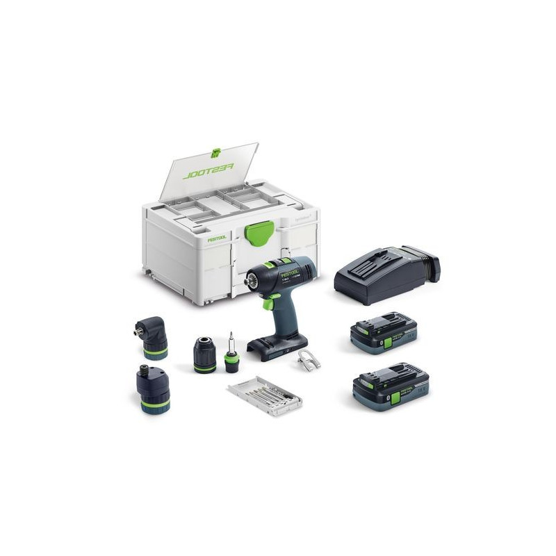 Perceuse-visseuse sans fil T 18+3 HPC 4,0 I-Set Festool