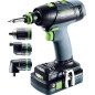 Perceuse-visseuse sans fil T 18+3 HPC 4,0 I-Set Festool Perceuse-visseuse sans fil T 18+3 HPC 4,0 I-Set Festool