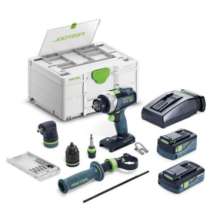 Perceuse-visseuse sans fil TDC 18/4 5,0/4,0 I-Set QUADRIVE Festool