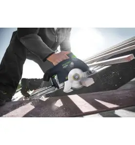Scie circulaire à capot basculant sans fil HKC 55 5,0 EBI-Plus-SCA Festool