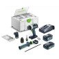 Perceuse-visseuse à percussion sans fil TPC 18/4 5,0/4,0 I-Set QUADRIVE Festool Perceuse-visseuse à percussion sans fil TPC 18/4 5,0/4,0 I-Set QUADRIVE Festool