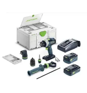 Perceuse-visseuse à percussion sans fil TPC 18/4 5,0/4,0 I-Set QUADRIVE Festool