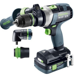 Festool Perceuse-visseuse à percussion sans fil QUADRIVE TPC 18/4 5,0/4,0 I-Set