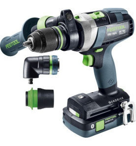 Perceuse-visseuse à percussion sans fil TPC 18/4 5,0/4,0 I-Set QUADRIVE Festool
