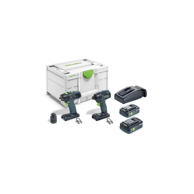 Set de vissage sans fil TID 18 HPC 4,0 I-Set T18 Festool Set de vissage sans fil TID 18 HPC 4,0 I-Set T18 Festool