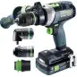 Perceuse-visseuse à percussion sans fil TPC 18/4 5,0/4,0 I-Set/XL QUADRIVE Festool