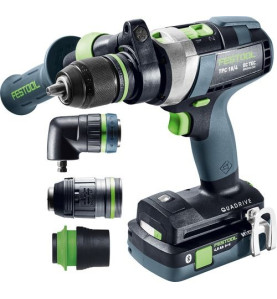 Perceuse-visseuse à percussion sans fil TPC 18/4 5,0/4,0 I-Set/XL QUADRIVE Festool