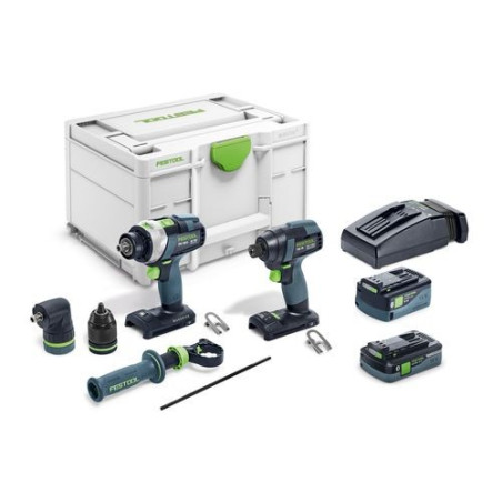 Set de vissage sans fil TID 18 5,0/4,0-Set TPC 18/4 Festool