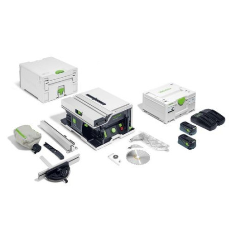 Scie circulaire sur table sans fil CSC SYS 50 EBI-Plus Festool