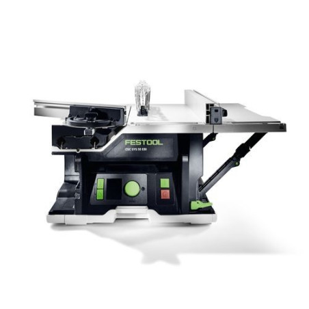 Scie circulaire sur table sans fil CSC SYS 50 EBI-Set Festool