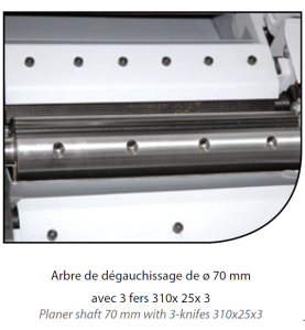 COMBINE A BOIS 5 OPERATIONS Triphasé 310MM COM310T + Coffret Lemaximum offert