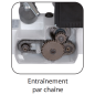 Entraineur Mono 3 Rouleaux D80Mm Bras De 610Mm ref ENT032 Leman Entraineur Mono 3 Rouleaux D80Mm Bras De 610Mm ref ENT032 Leman