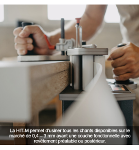 Plaqueuse de chants à joints invisible HIT-M 103 SA