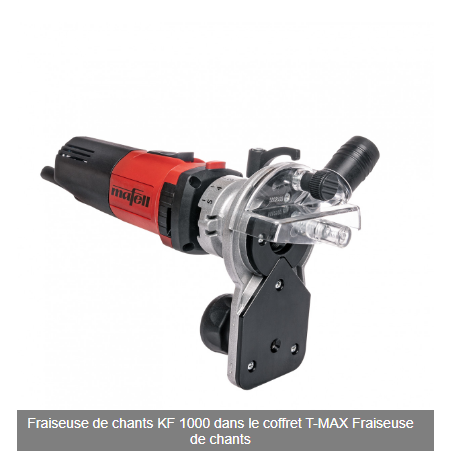 Fraiseuse de chants KF 1000 dans le coffret T-MAX - Mafell 91C501