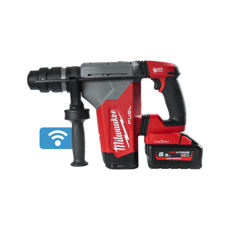 M18 ONEFHPX-552X - Perforateur SDS+ 30mm FUEL ONE KEY Fixtec, 18V, 2 batteries 5,5Ah High Output