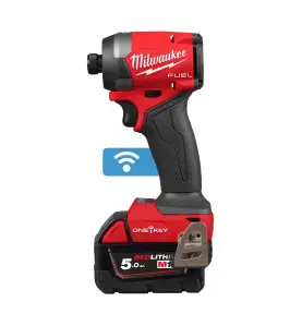 M18 ONEID3-502X Visseuse à Choc compacte Hex 1/4 FUEL III, 18V, 5,0Ah, 4 Modes,119/176/226Nm + 1 Mode de Finition