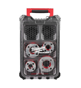 FPT114HK BSPT Alloy - Coffret de 4 têtes de filetage BSPT Alloy pour M18 FPT114: 1/2",3/4", 1",1-1/4"