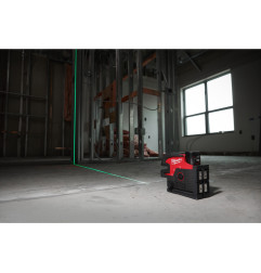 M12 CLL4P-0C - Laser vert 2 lignes, 4 points, sans batterie