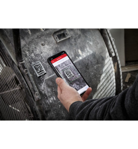 AIDTLM - Grande étiquette QR CODE ONE-KEY™ large pour surface métallique (25 pcs)