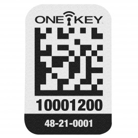 AIDTSP - Petite étiquette QR CODE ONE-KEY™ pour surface plastique (200 pcs)