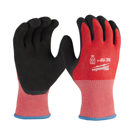 GANTS HIVER ANTI-COUPURE 2/B - M/8 12 PCS