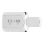ADAPTATEUR 1/2˝ DOUILLE 3/8˝F À 1/2˝M ADAPTATEUR 1/2˝ DOUILLE 3/8˝F À 1/2˝M