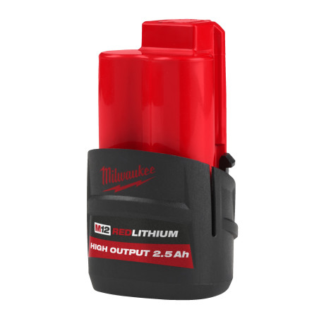 M12 HB2,5 - 12V 2,5Ah Red Lithium HIGH OUTPUT - système M12