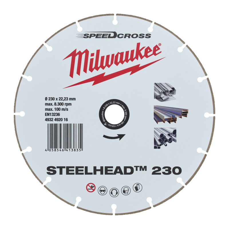 DISQUE DIAMANT STEELHEAD 230 MM DISQUE DIAMANT STEELHEAD 230 MM