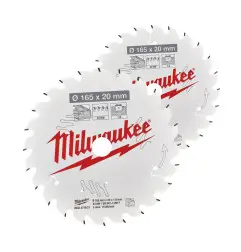 LAME CIRCULAIRE TWIN PACK165x20x40T/40T
