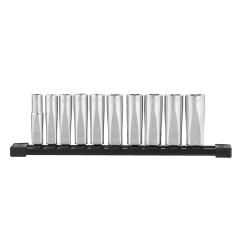 SET DOUILLE 6 PANS LONGUE 3/8" 10PC