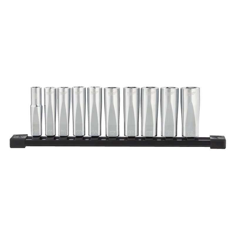SET DOUILLE 6 PANS LONGUE 3/8" 10PC SET DOUILLE 6 PANS LONGUE 3/8" 10PC