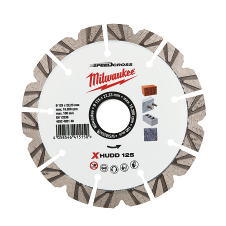 DISQUE SPEEDCROSS EXTREME HUDD 125MM