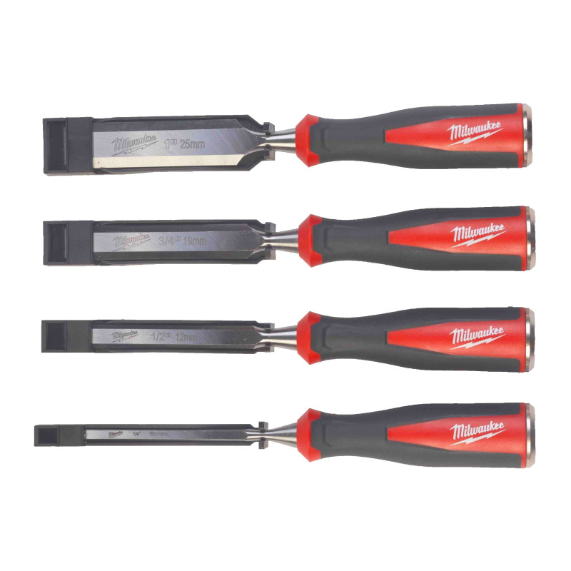 SET DE 4 CISEAUX À BOIS 6, 12, 19, 25 MM SET DE 4 CISEAUX À BOIS 6, 12, 19, 25 MM