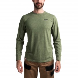 T-SHIRT HYBRID MANCHES-LONGUES VERT - TAILLE (S)