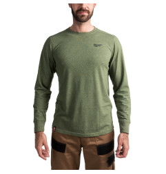 T-SHIRT HYBRID MANCHES-LONGUES VERT - TAILLE (S)