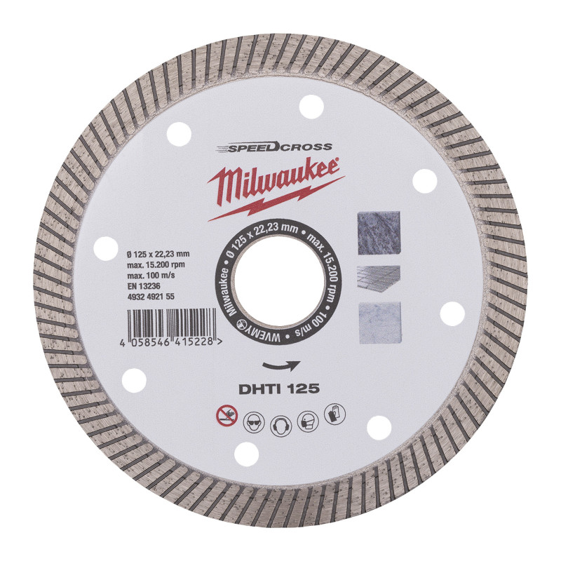 DISQUE SPEEDCROSS DHTI 125MM