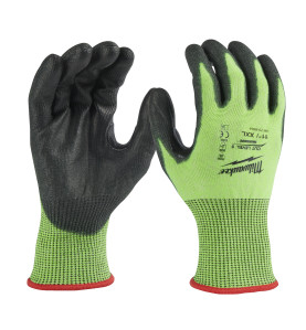 GANTS HAUTE VISIBILITÉ & ANTI-COUPURE NIVEAU 5/E - XXL/11-1PC