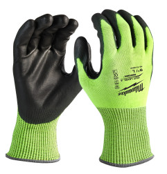 GANTS HAUTE VISIBILITÉ & ANTI-COUPURE NIVEAU 4/D - S/7-1PC