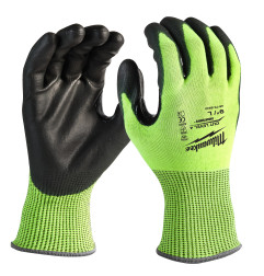 GANTS HAUTE VISIBILITÉ & ANTI-COUPURE NIVEAU 4/D - M/8-1PC