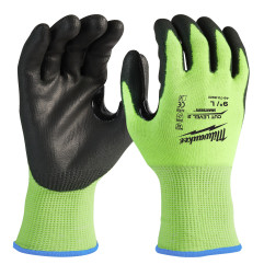 GANTS HAUTE VISIBILITÉ & ANTI-COUPURE 2/B - S/7-1PC