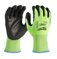 GANTS HAUTE VISIBILITÉ & ANTI-COUPURE 2/B - M/8-1PC