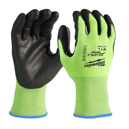 GANTS HAUTE VISIBILITÉ & ANTI-COUPURE 2/B - XL/10-1PC