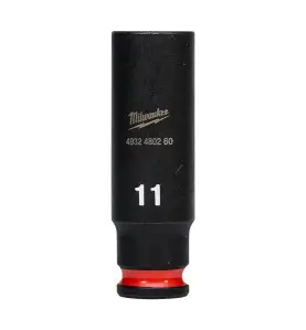 DOUILLE SHOCKWAVE™ 1/4" HEX LONGUE 11 MM