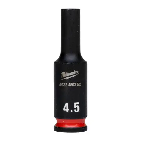 DOUILLE SHOCKWAVE™ 1/4" HEX LONGUE 4,5 MM