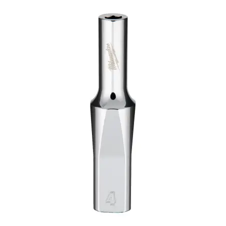 DOUILLE À CLIQUET 1/4 LONGUE 4 MM