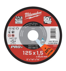 DISQUE À TRONÇONNER PRO+ 125MM X 1,5 MM