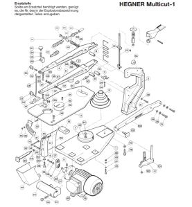 Scie à chantourner Multicut 1E - Variateur bouton - Hegner